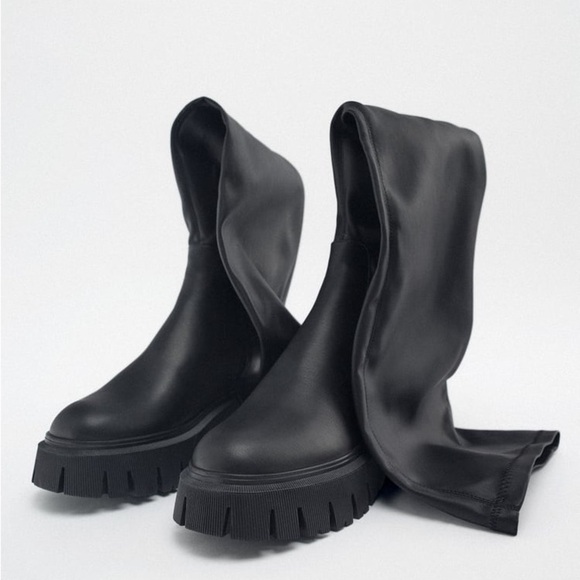 Zara Over the knee boots - Picture 3 of 8